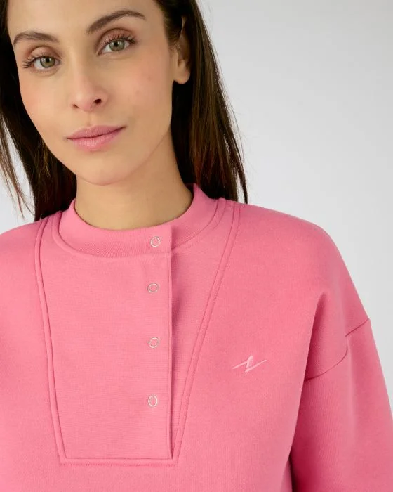 Sweat-shirt finitions bord-côtes Thermolactyl