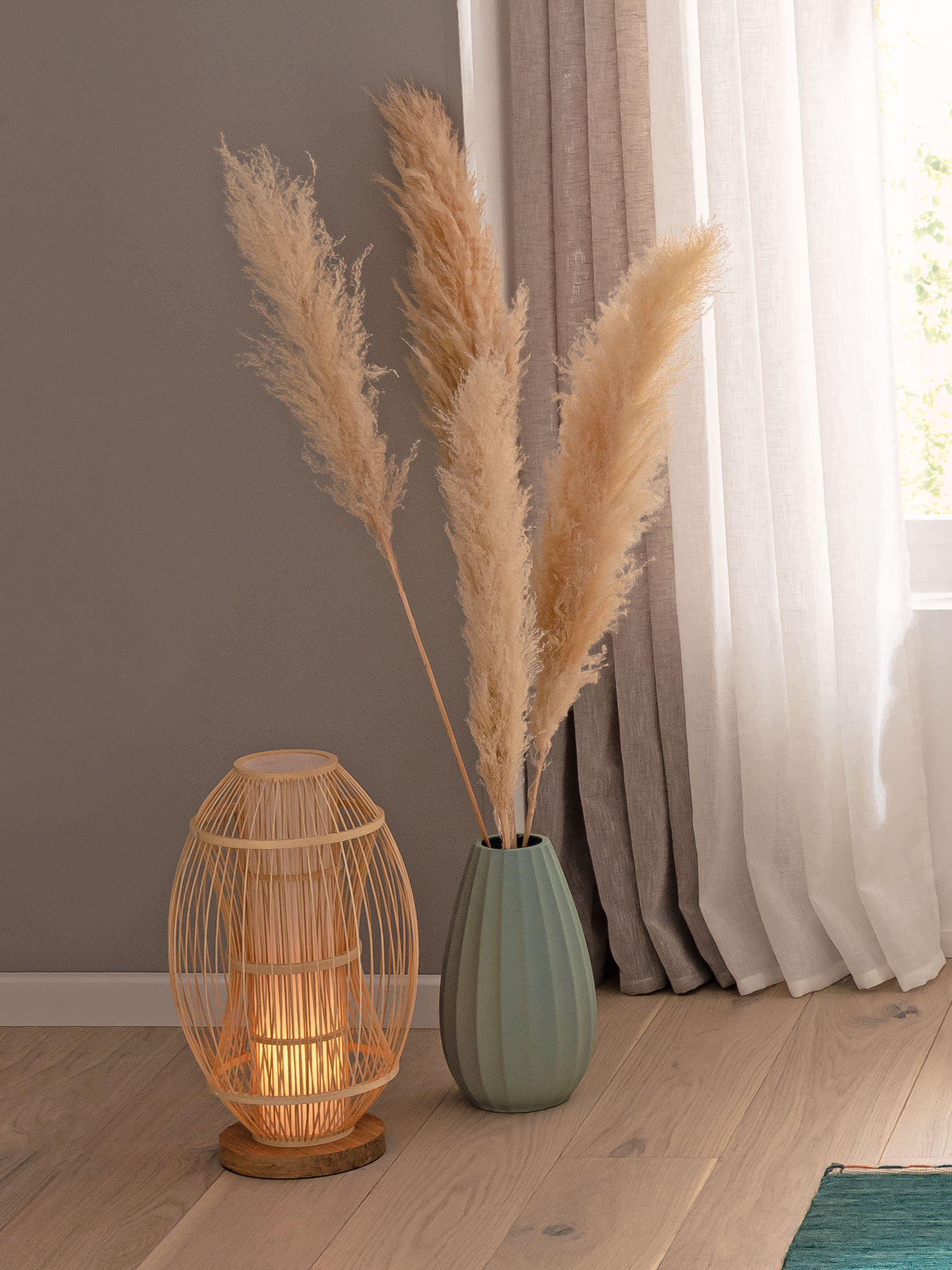 Limbica Vase, Peacock Green