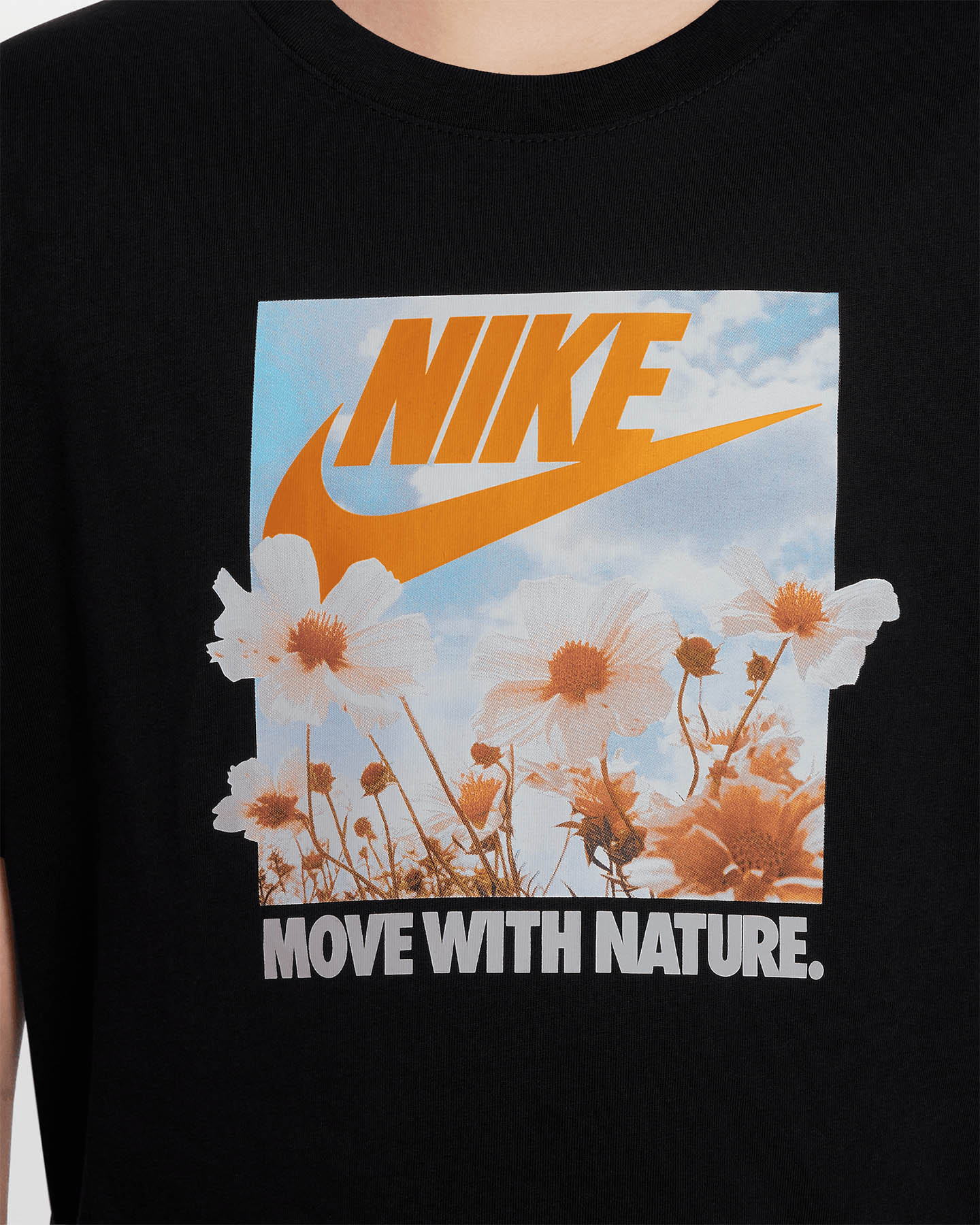 Tričko Nike Crop Spring Print Jr HM6311-010