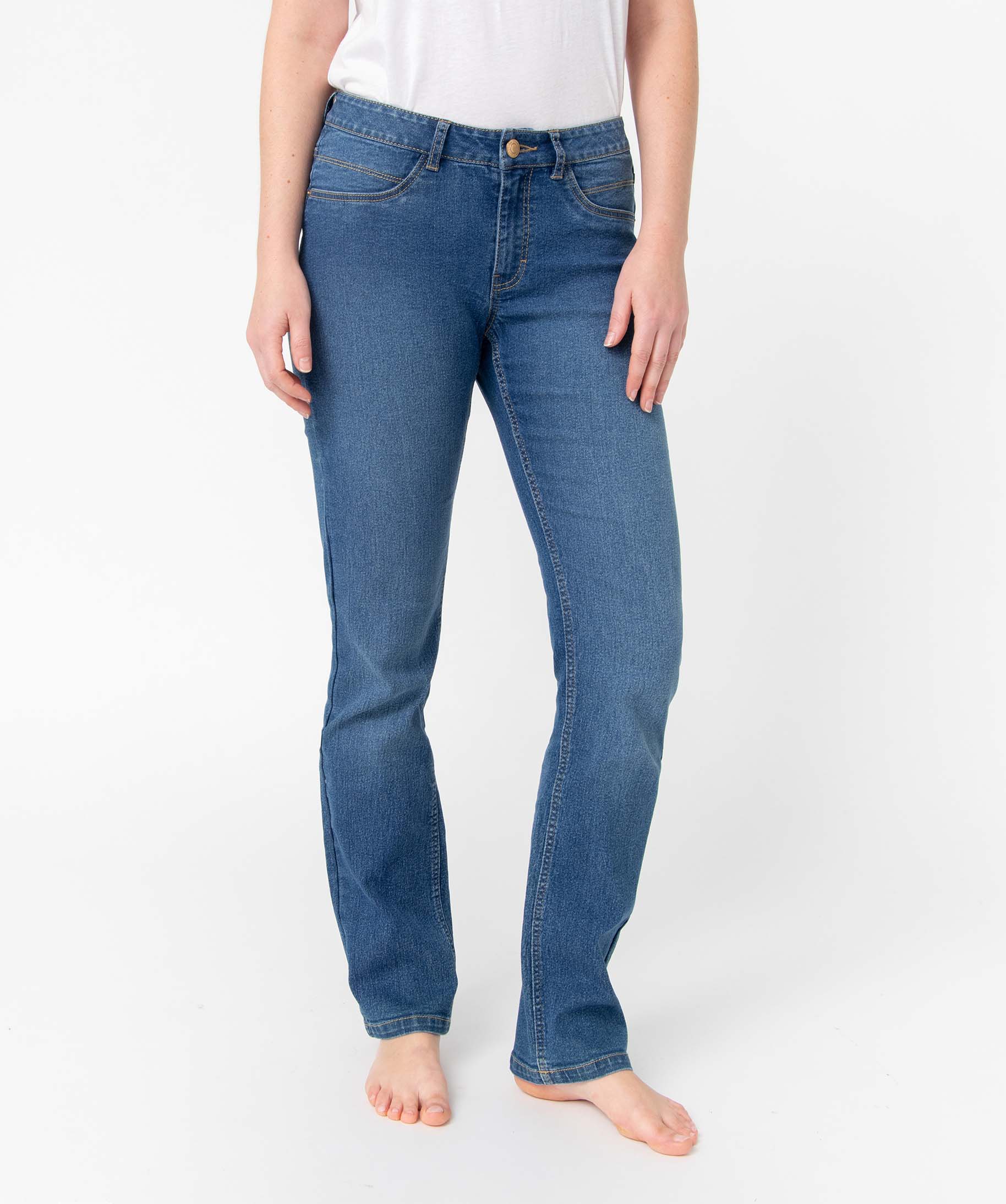 Jean femme coupe Regular stretch stone | GEMO