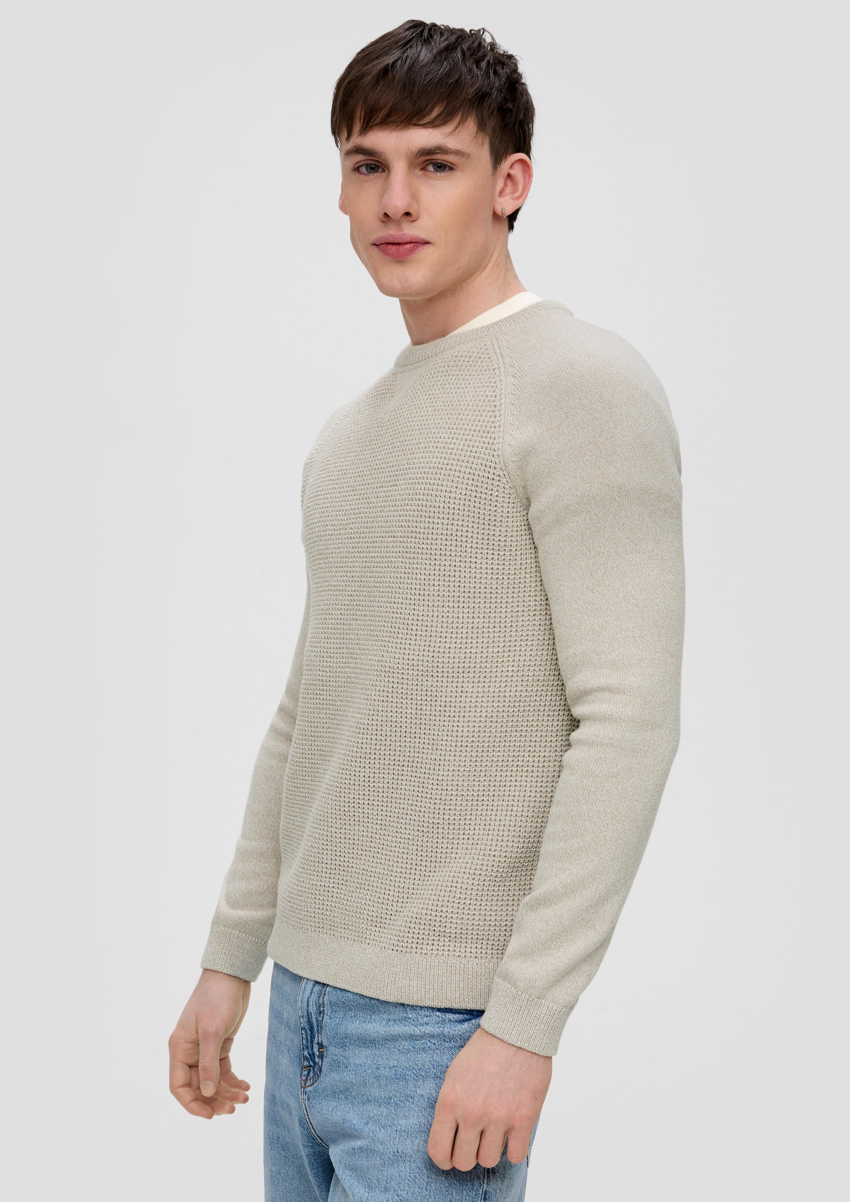 Strickpullover mit Raglanärmeln  2145183-81W0