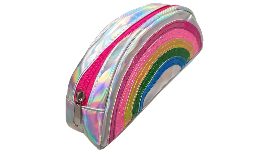 PAPERZONE Schlampermäppchen Regenbogen mehrfarbig ### pink ### rosa