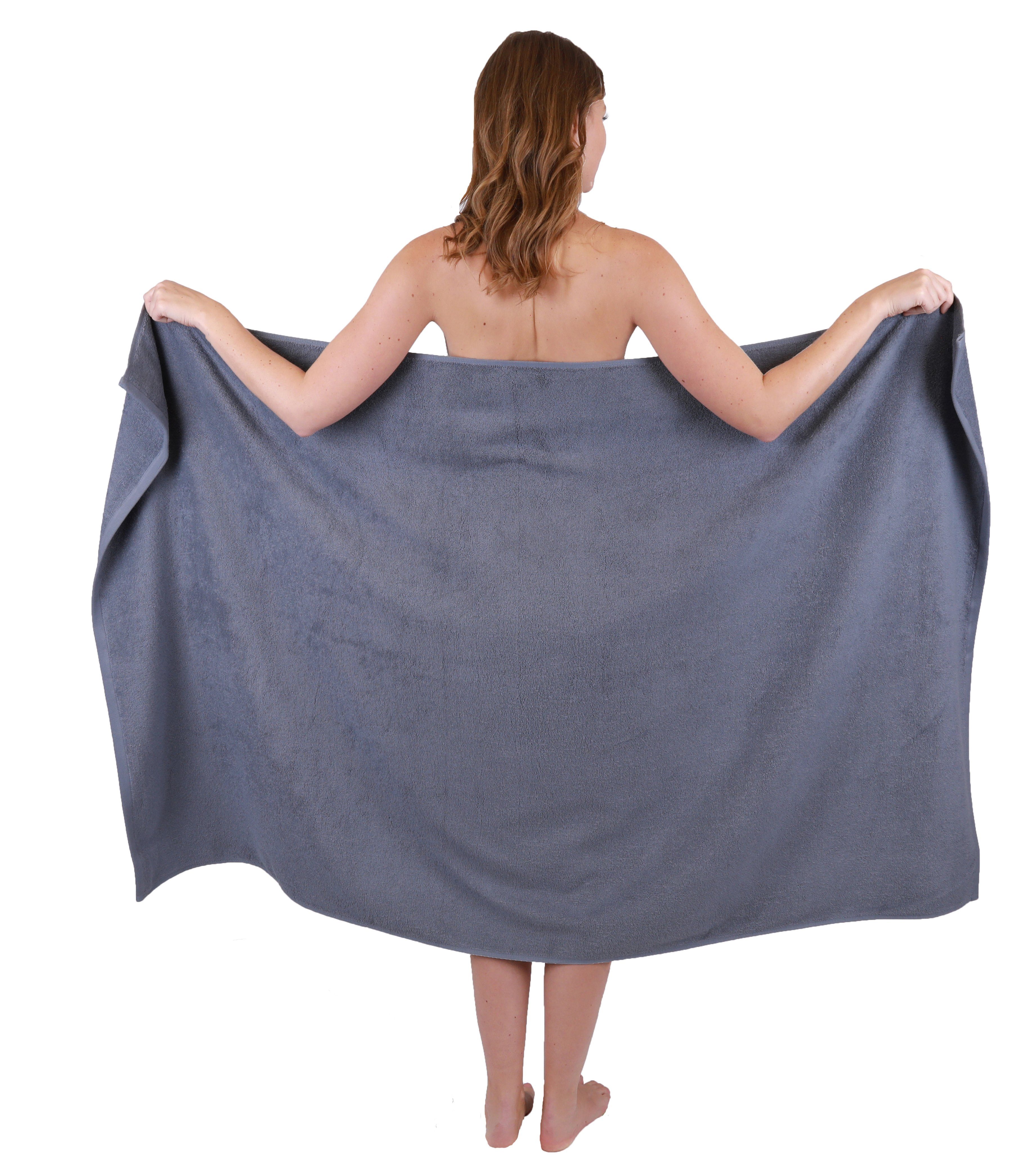 Betz Badetücher 2 tlg. Badetuch Set XXL DRESDEN Größe 100 x 160 cm, 100% Baumolle (2-St)