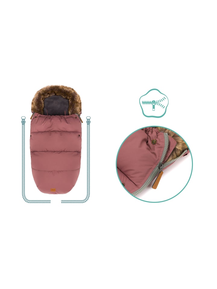 Kinderhaus Blaubär Fillikid Winterfußsack Manaslu TOP in Rosa günstig kaufen 50 x 100 cm
