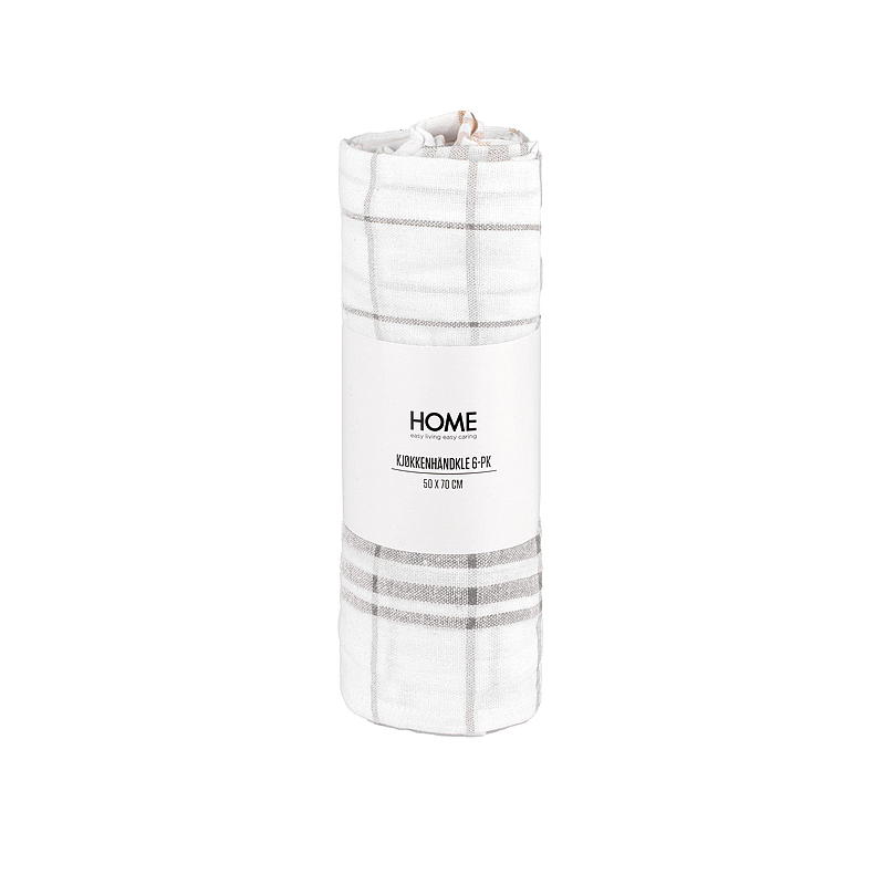 Home Kjøkkenhåndkle 6-pk 50x70 cm