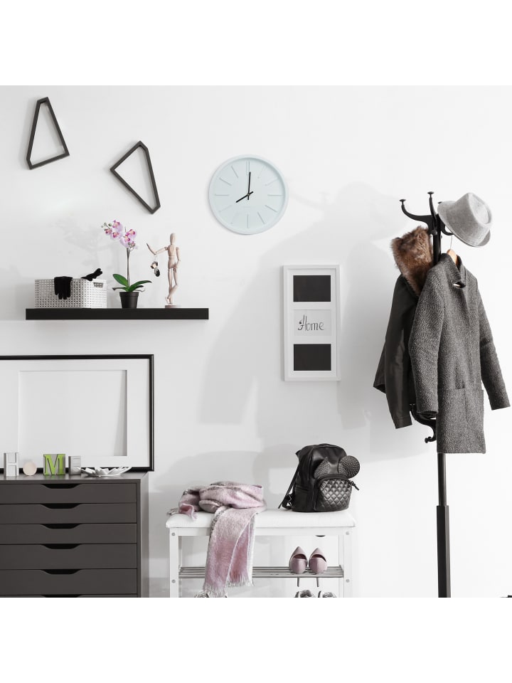 relaxdays Wanduhr in Schwarz günstig kaufen onesize