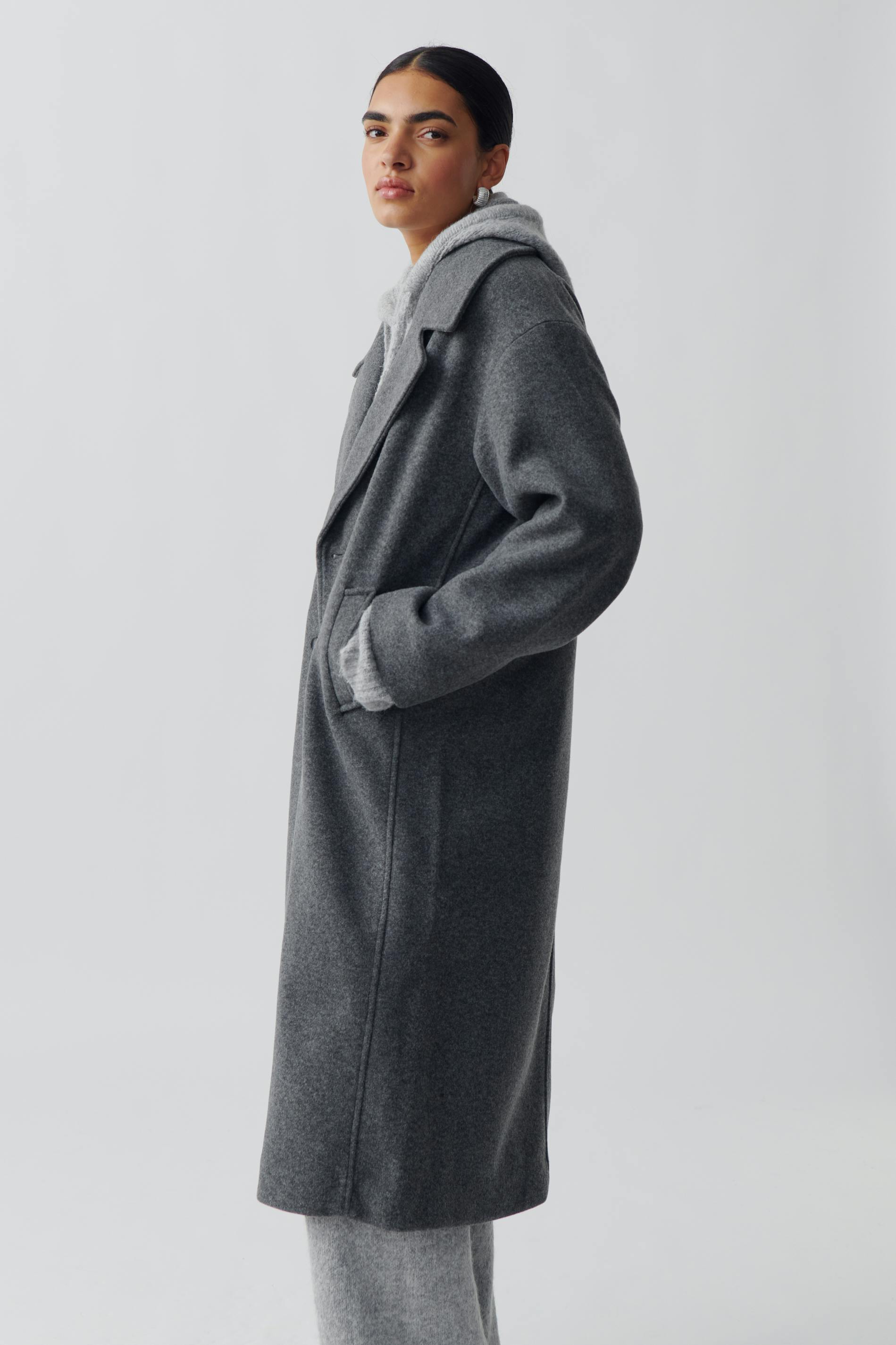 Double breasted coat