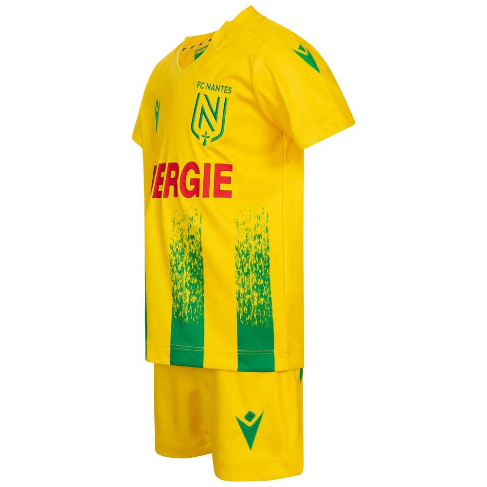 FC Nantes macron Baby Authentic Heim Trikot Set 58199582