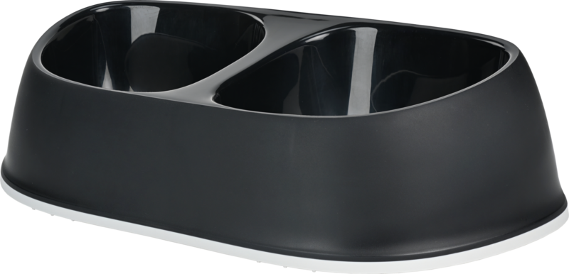 AniOne Futternäpfe AniOne Kunststoffnapf Blacky 2x700 ml