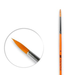 AK Synthetic Brush - Round (8)