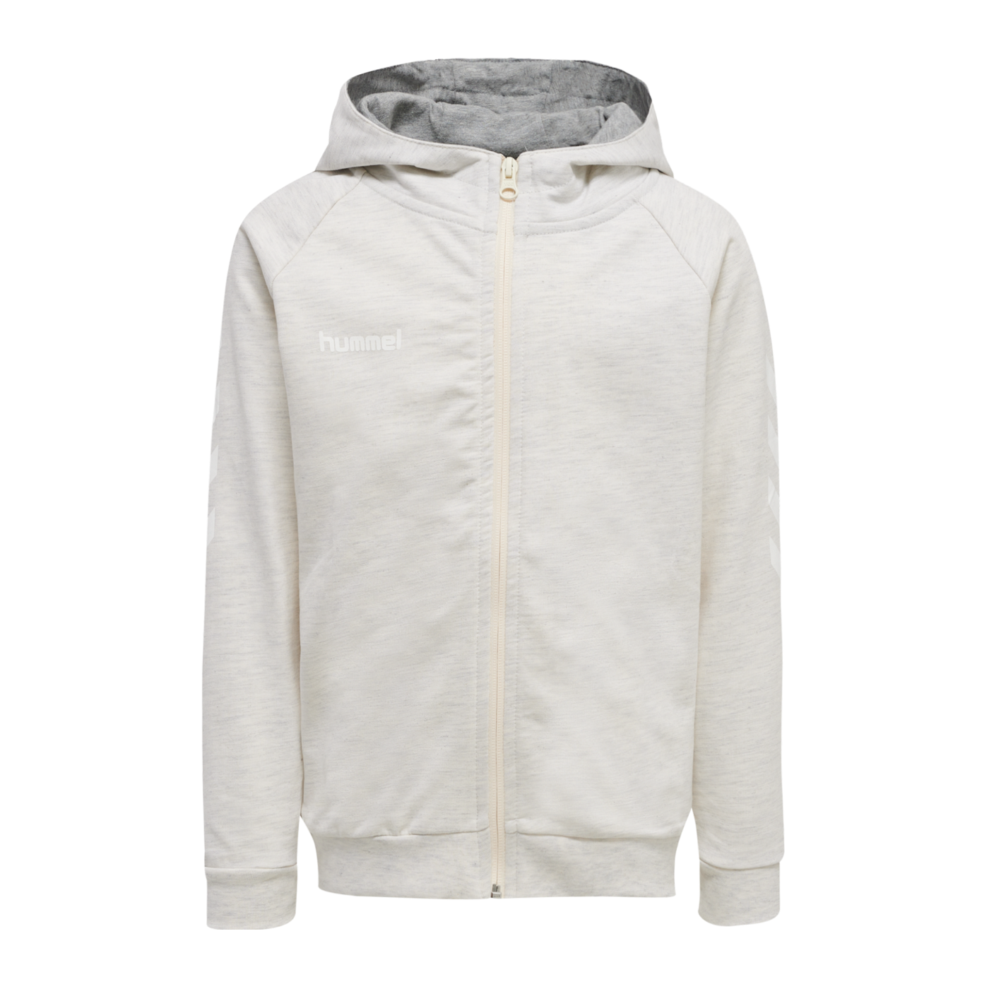 Hummel Cotton Kapuzenjacke Damen Weiss F9158