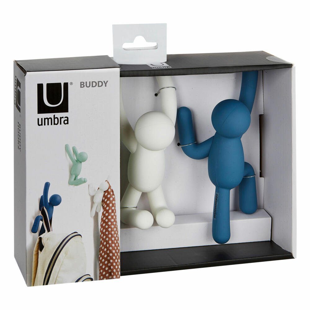 Umbra Wandhaken Hooks Buddy 3 Haken Pastell, (Set, 3-St)