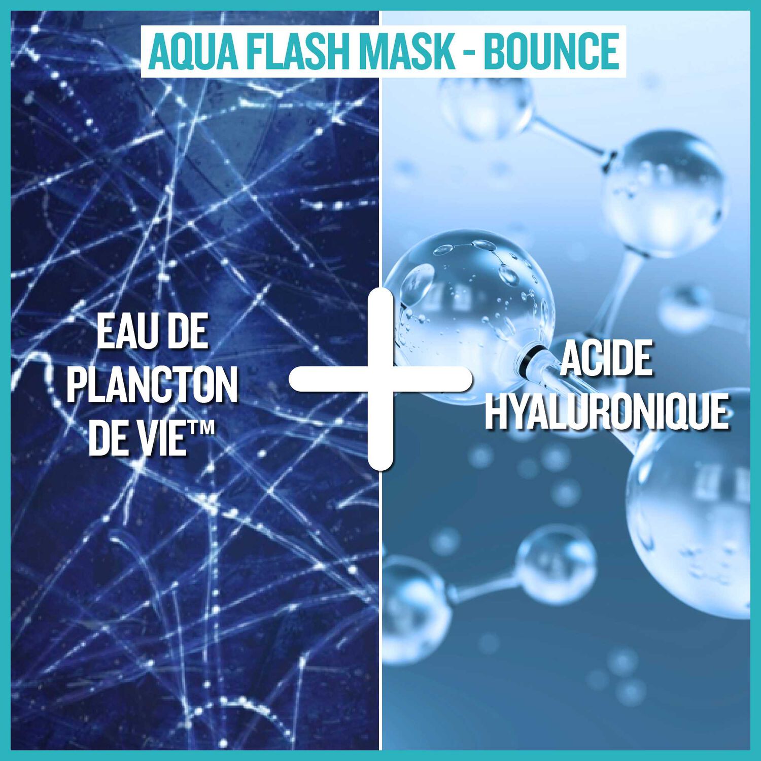 Biotherm Aqua Bounce Masque Tissu - Hydratation Flash & Rebond Instantané
