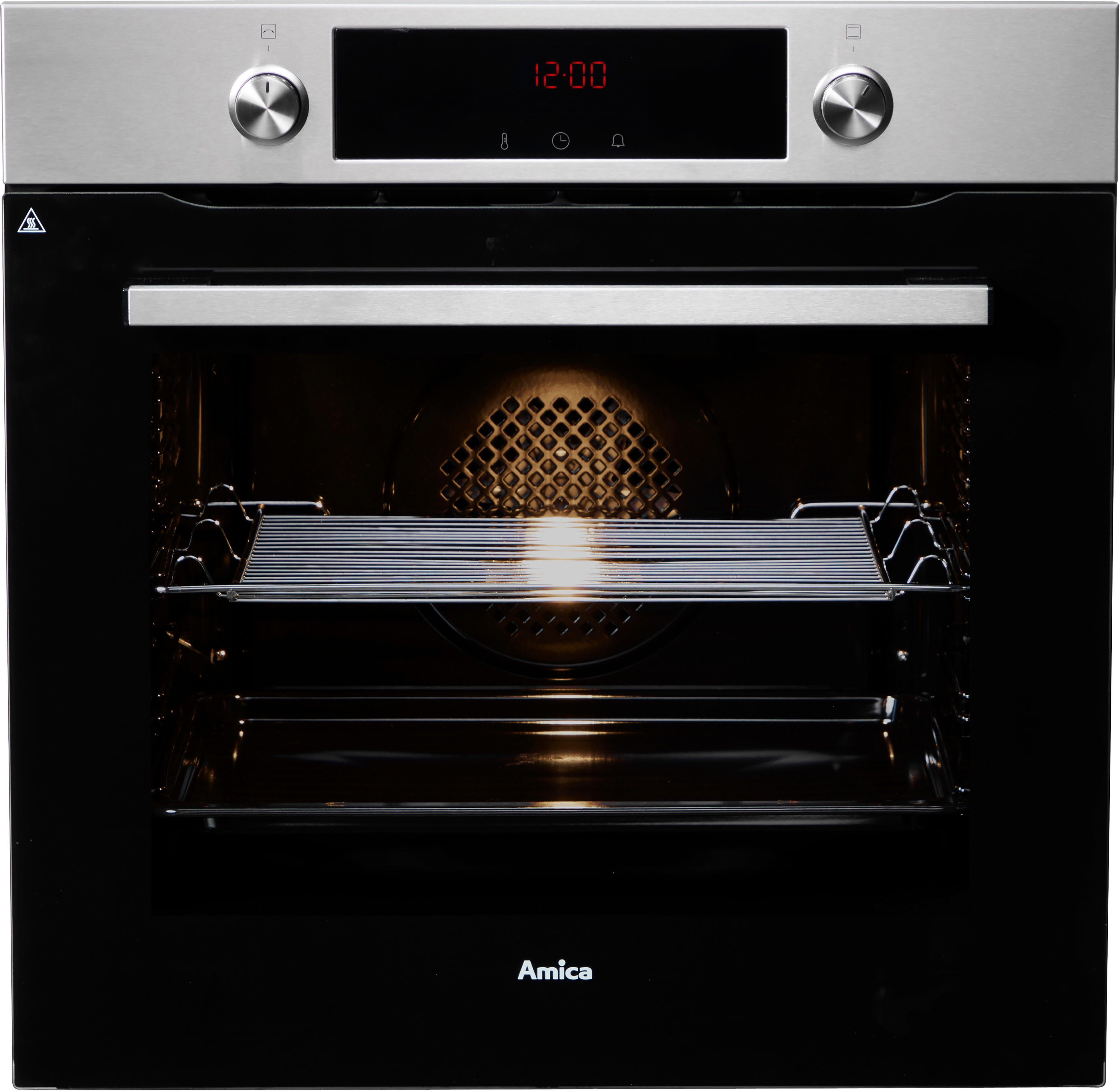 Amica Backofen EBPX 945 600 E, mit Teleskopauszug nachrüstbar, Pyrolyse-Selbstreinigung