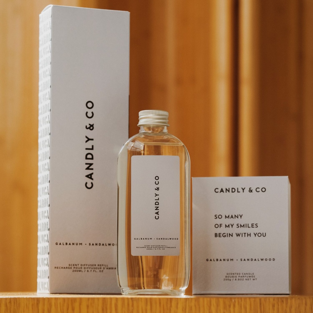 candly&co Bougie No.6 So many of my smiles begin with you Bougie
