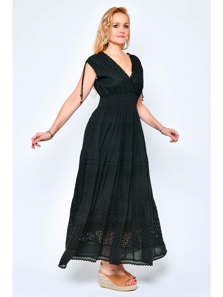 Tarifa Kleid in Schwarz günstig kaufen