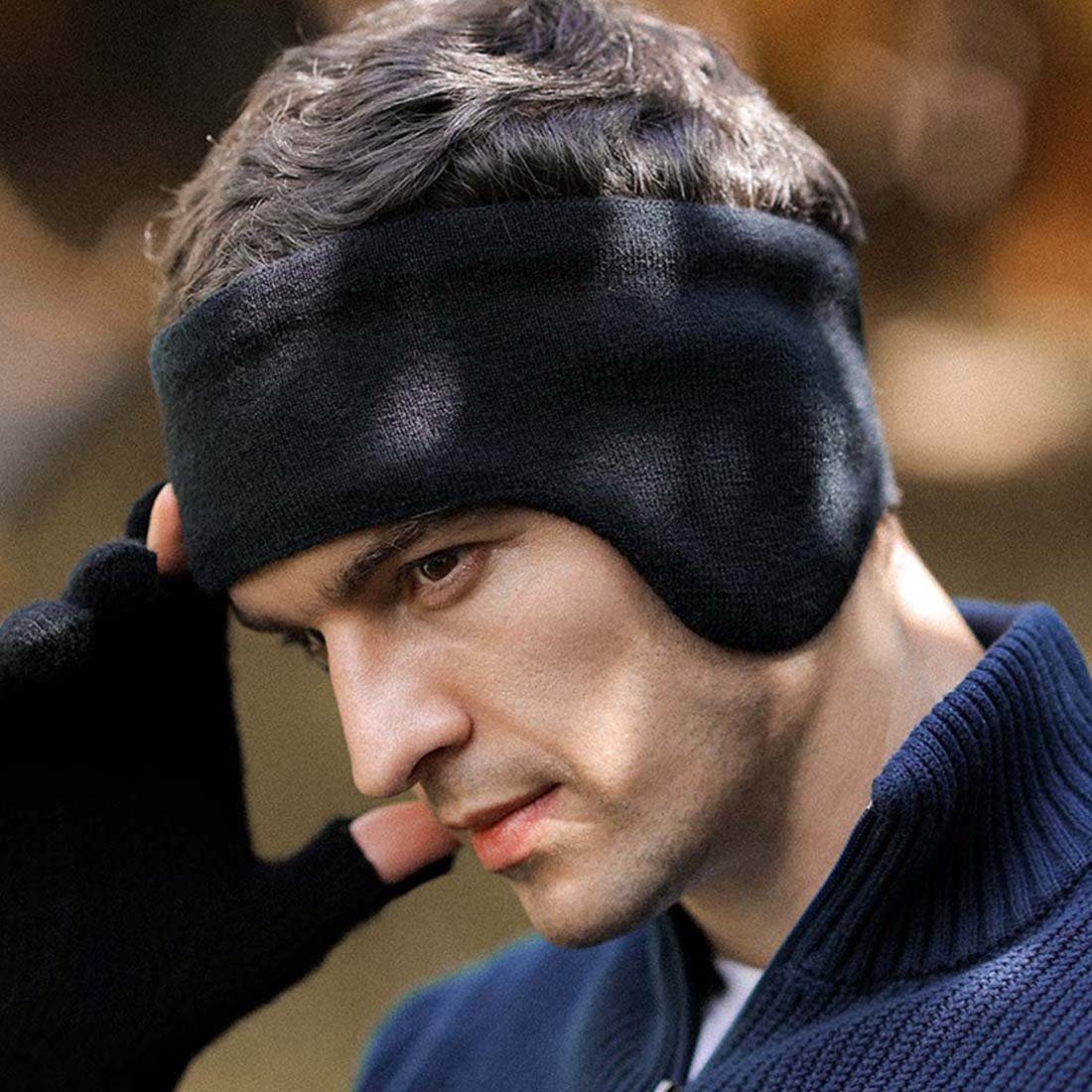 YANN Ohrenwärmer Outdoor-Winddichter, gefütterter, wärmender Schallschutz-Ohrwärmer Unisex-Ohrmützen