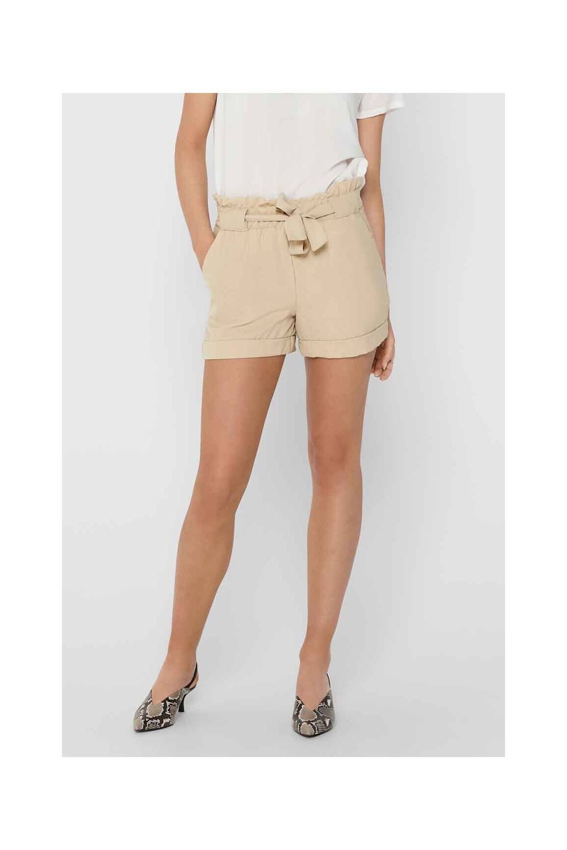 Only Shorts 1 Femme couleur beige