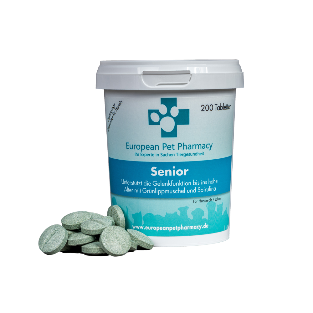 Europeanpetpharmacy Ergänzungsfutter & Aufzucht Europeanpetpharmacy Senior 200 Tabletten