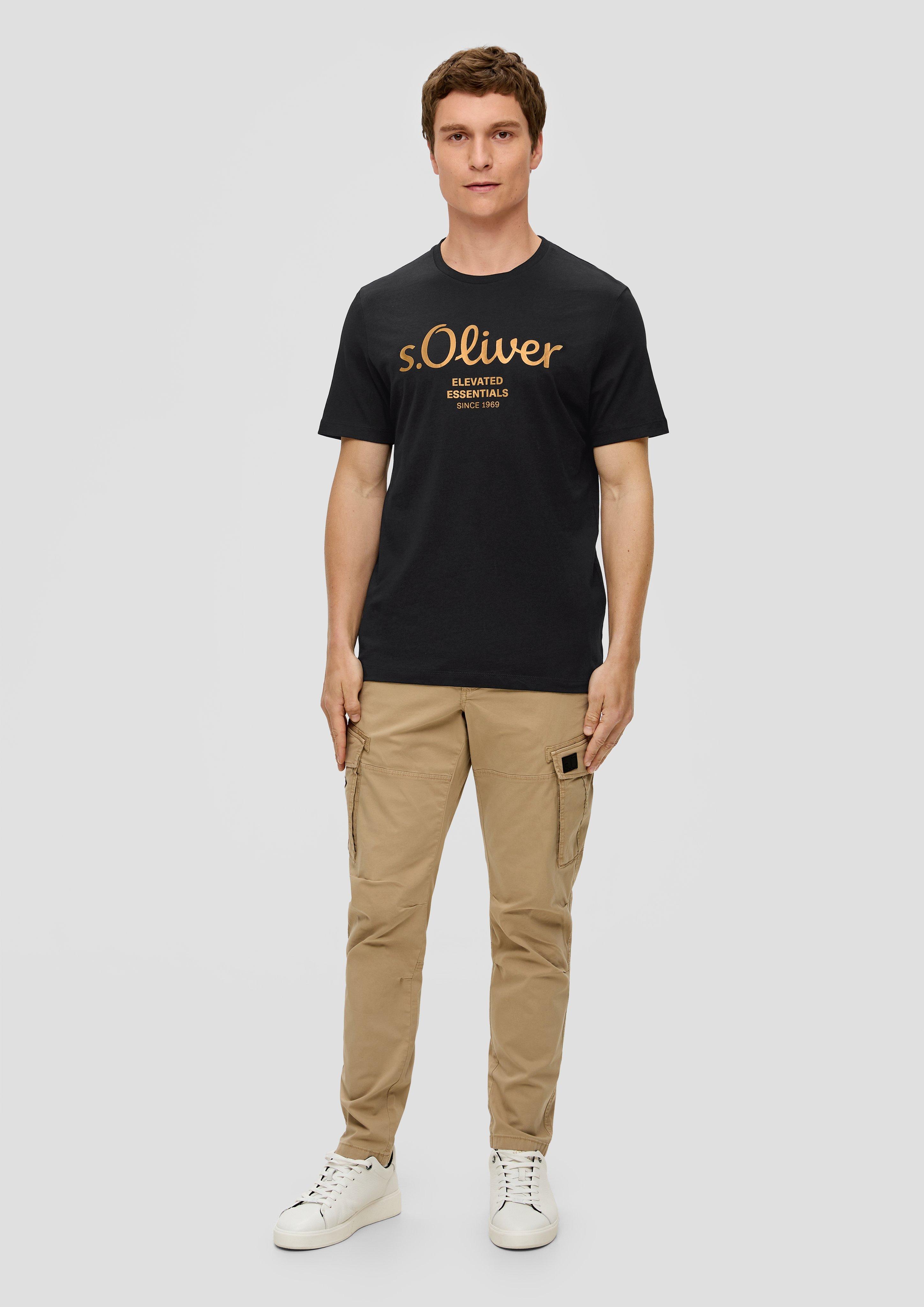 T-Shirt mit Frontprint  2141458-99D2