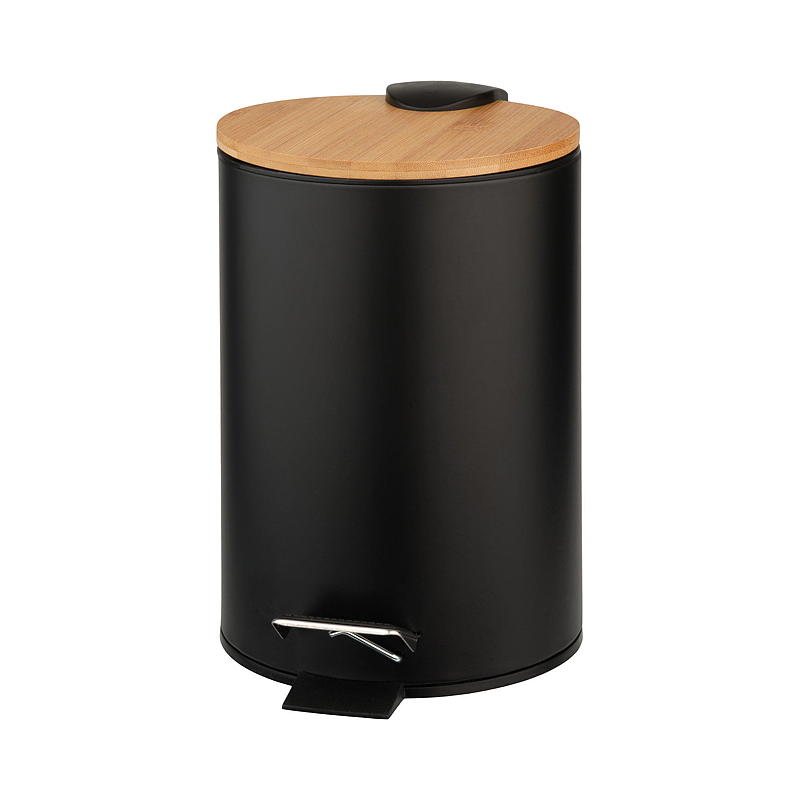 Home Pedalbøtte 3 l m/soft lukking, bambuslokk