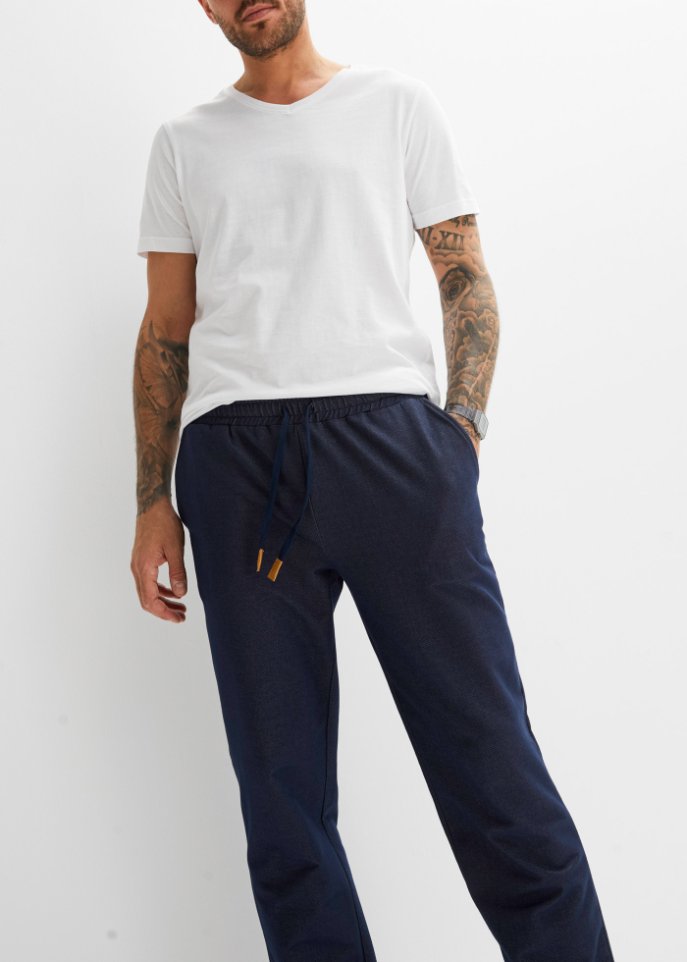 Sweathose in Denimoptik