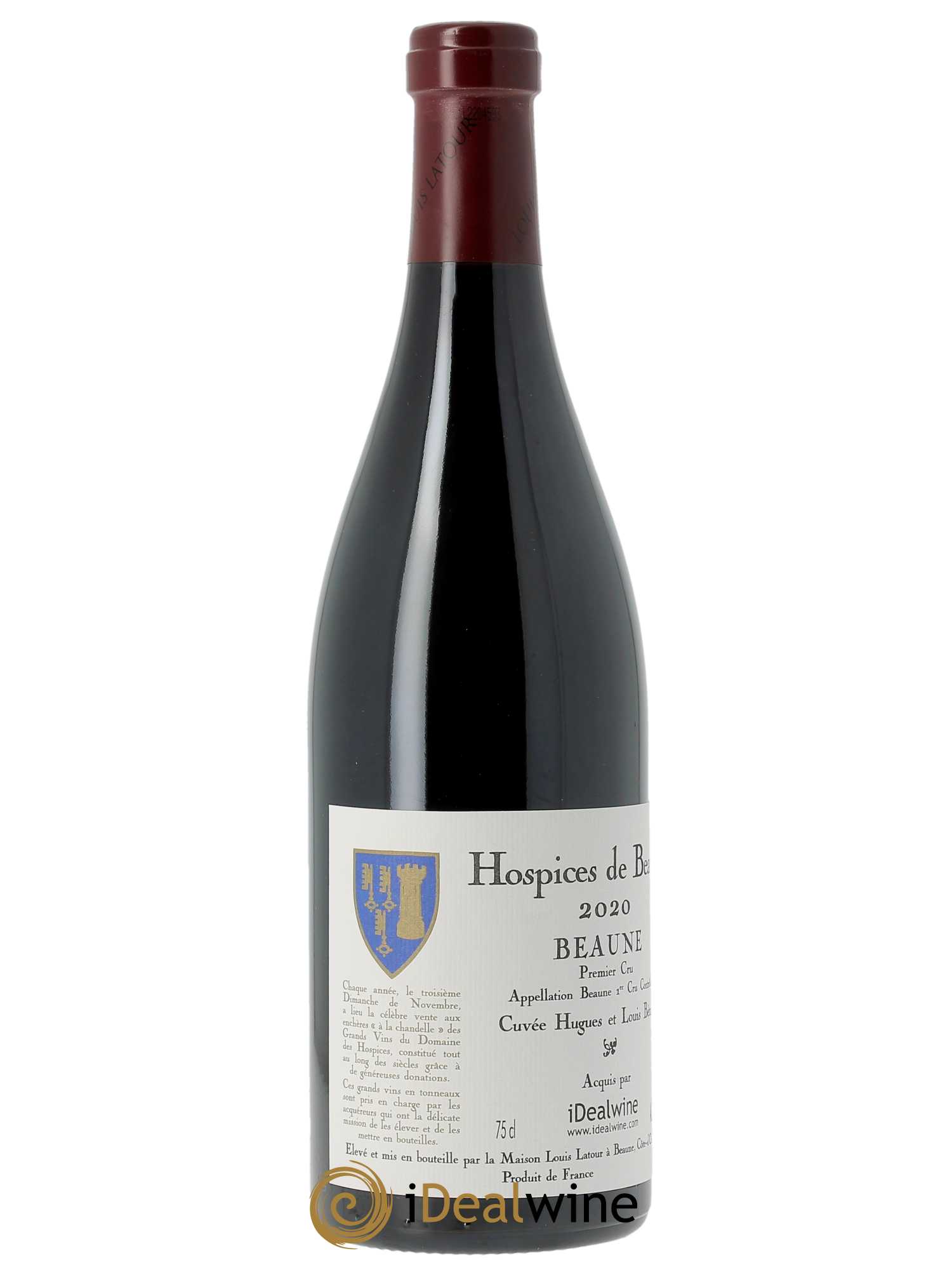 Beaune 1er Cru Hospices de Beaune cuvée Hugues et Louis Bétault Louis Latour (CBO à partir de 6 bts) 2020 - Lot de 1 Bouteille