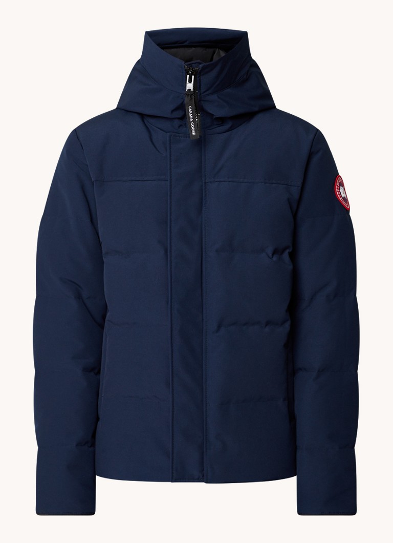 Prešívaná parka Canada Goose MacMillan s páperovou výplňou a kapucňou