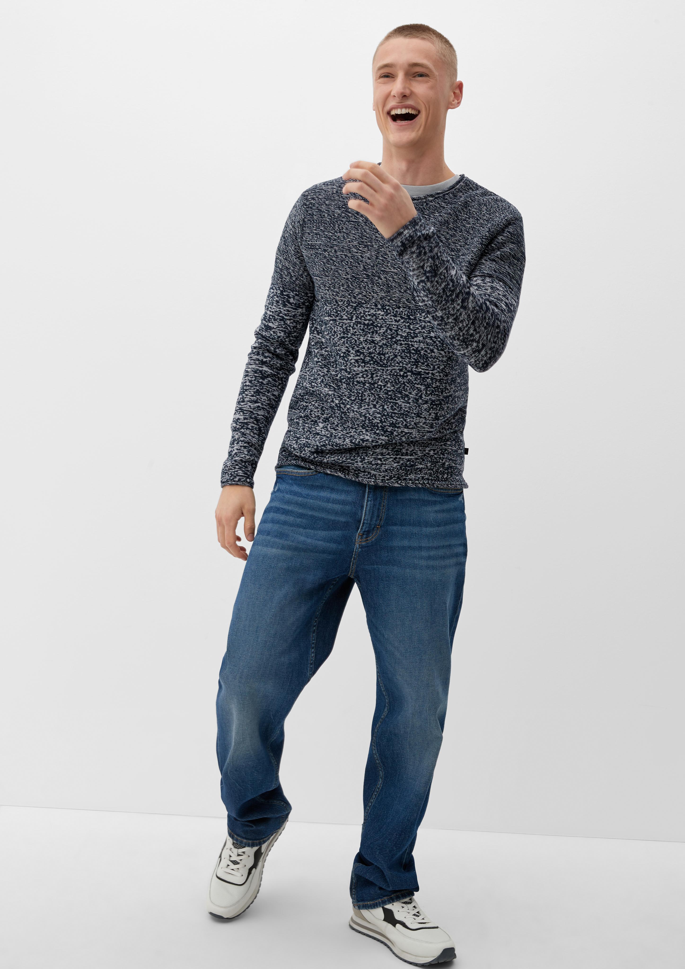 Strickpulli mit Rollsäumen  2123459-59W0