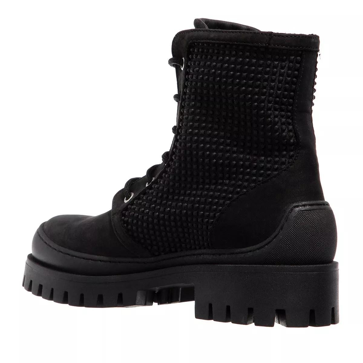 PINKO Schnür-Stiefeletten schwarz Schnürstiefel