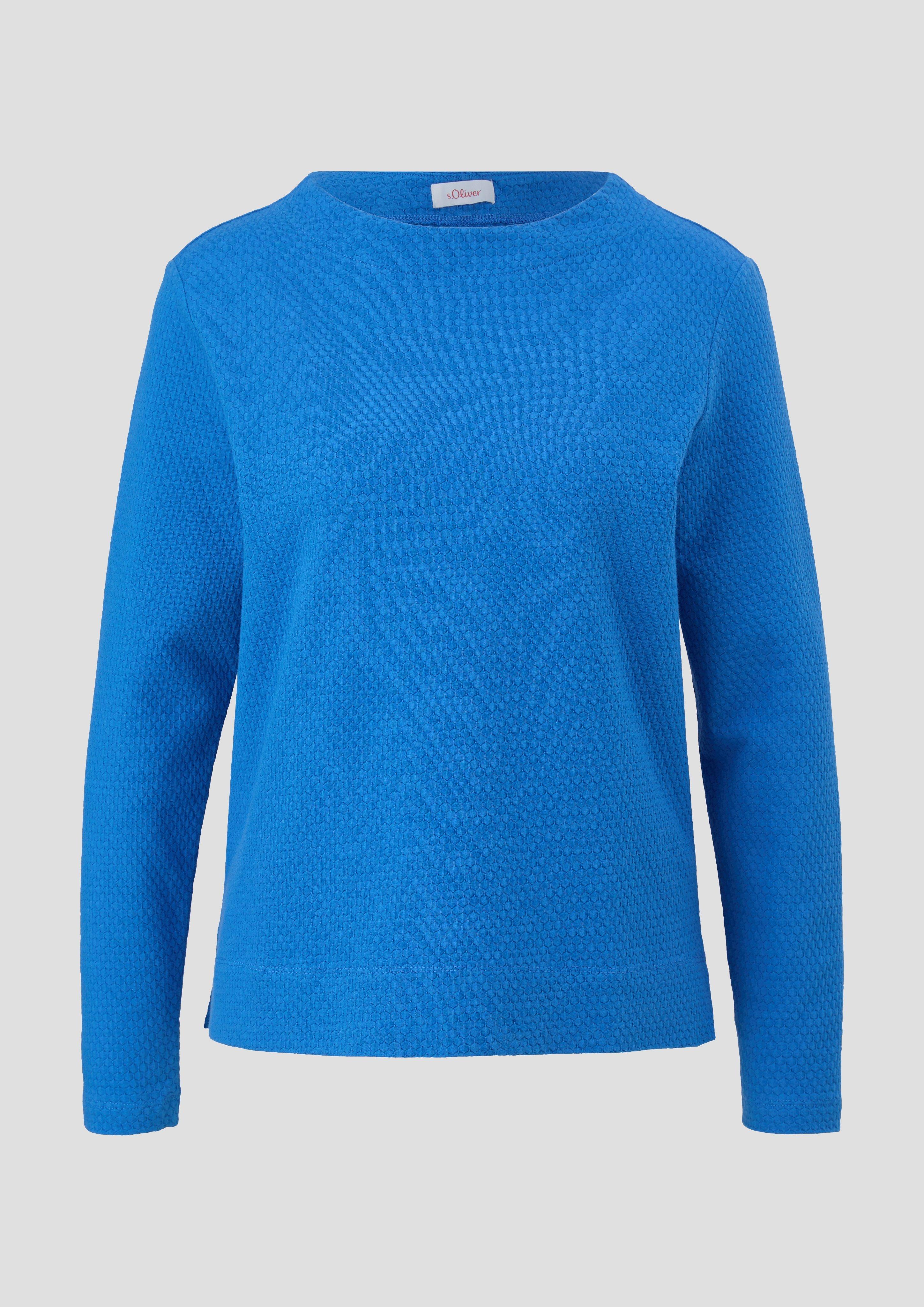 Sweatshirt mit Dobby-Struktur  2157755-5531
