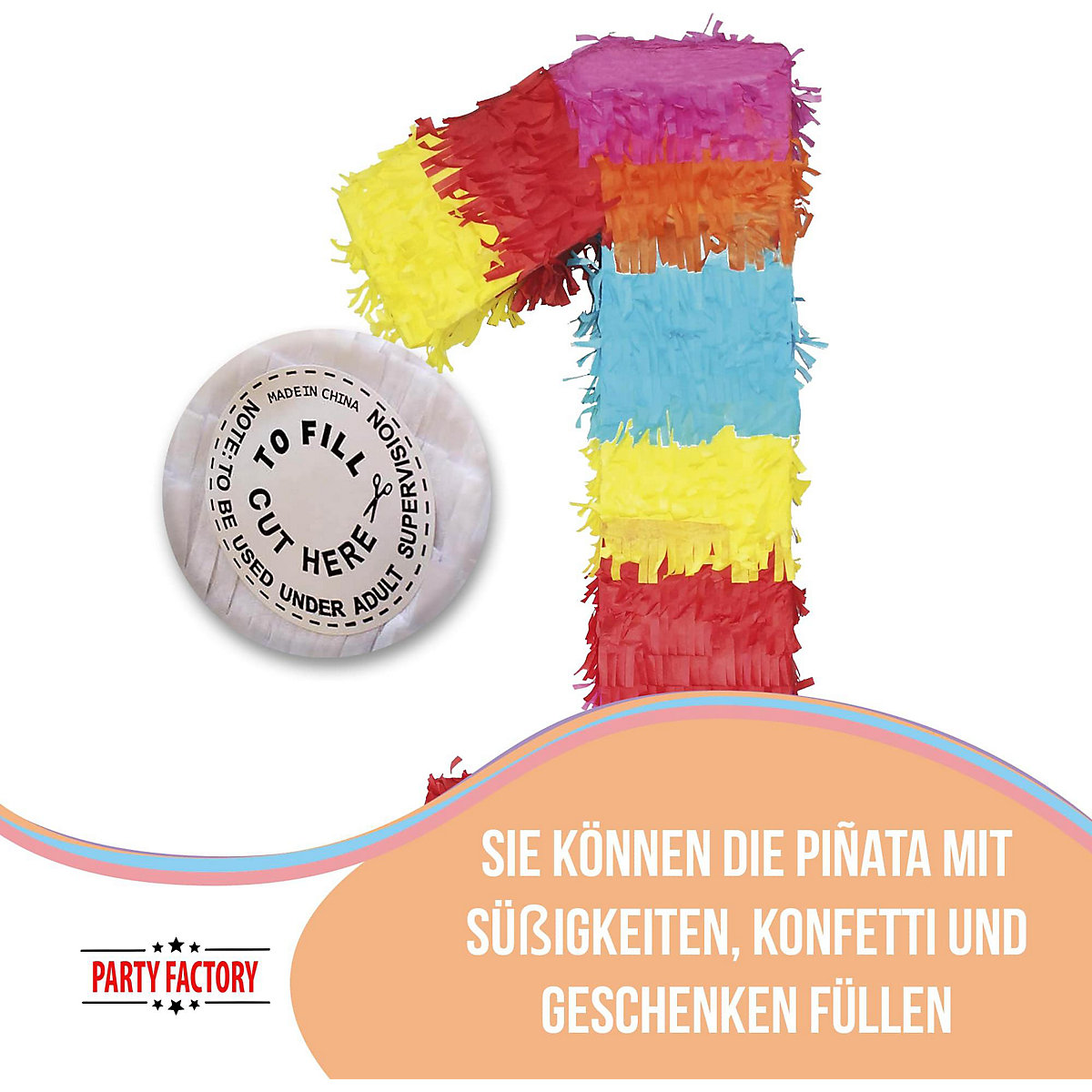 Piñata Zahl 1