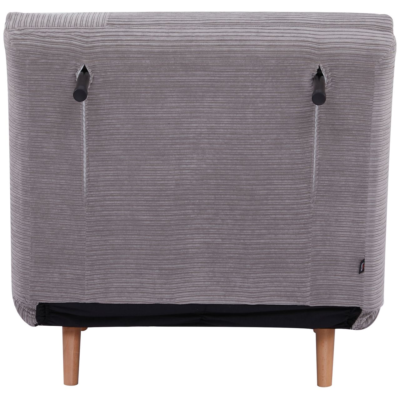 HOMCOM 2-in-1 Schlafsofa Schlafsessel Klappmatratze Gästebett Klappbett Hellgrau