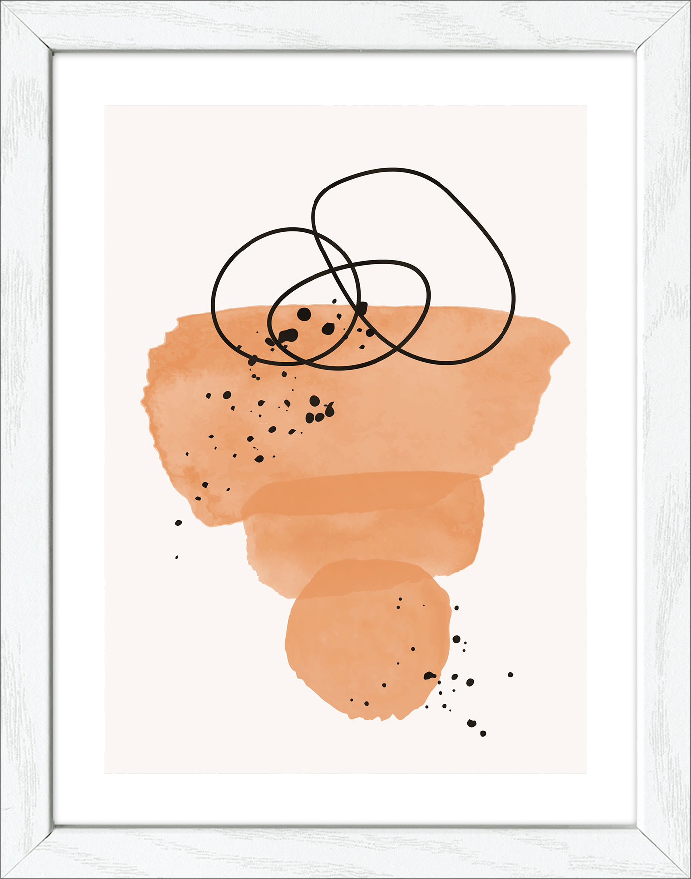 Pro ArtKunstdruck gerahmt 19x24cm