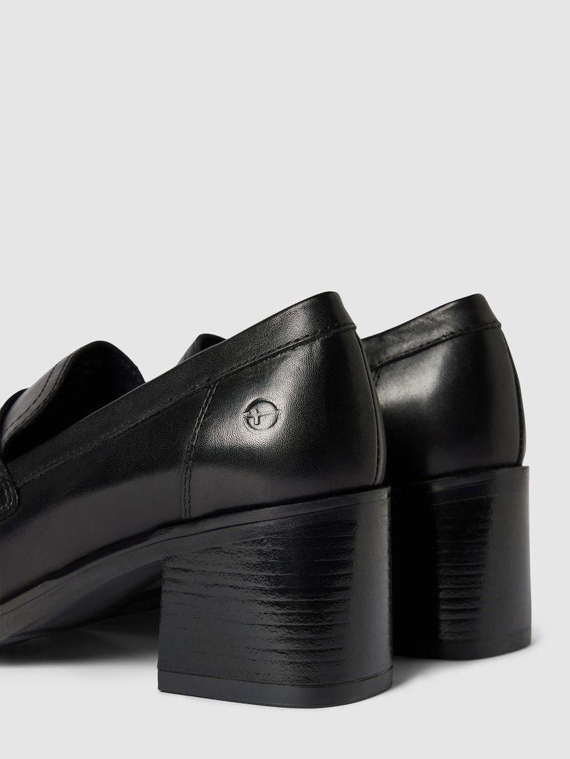 Loafer mit Schaftbrücke in schwarz