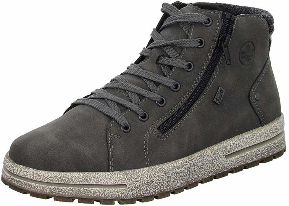 RIEKER Schnür-Stiefeletten grau