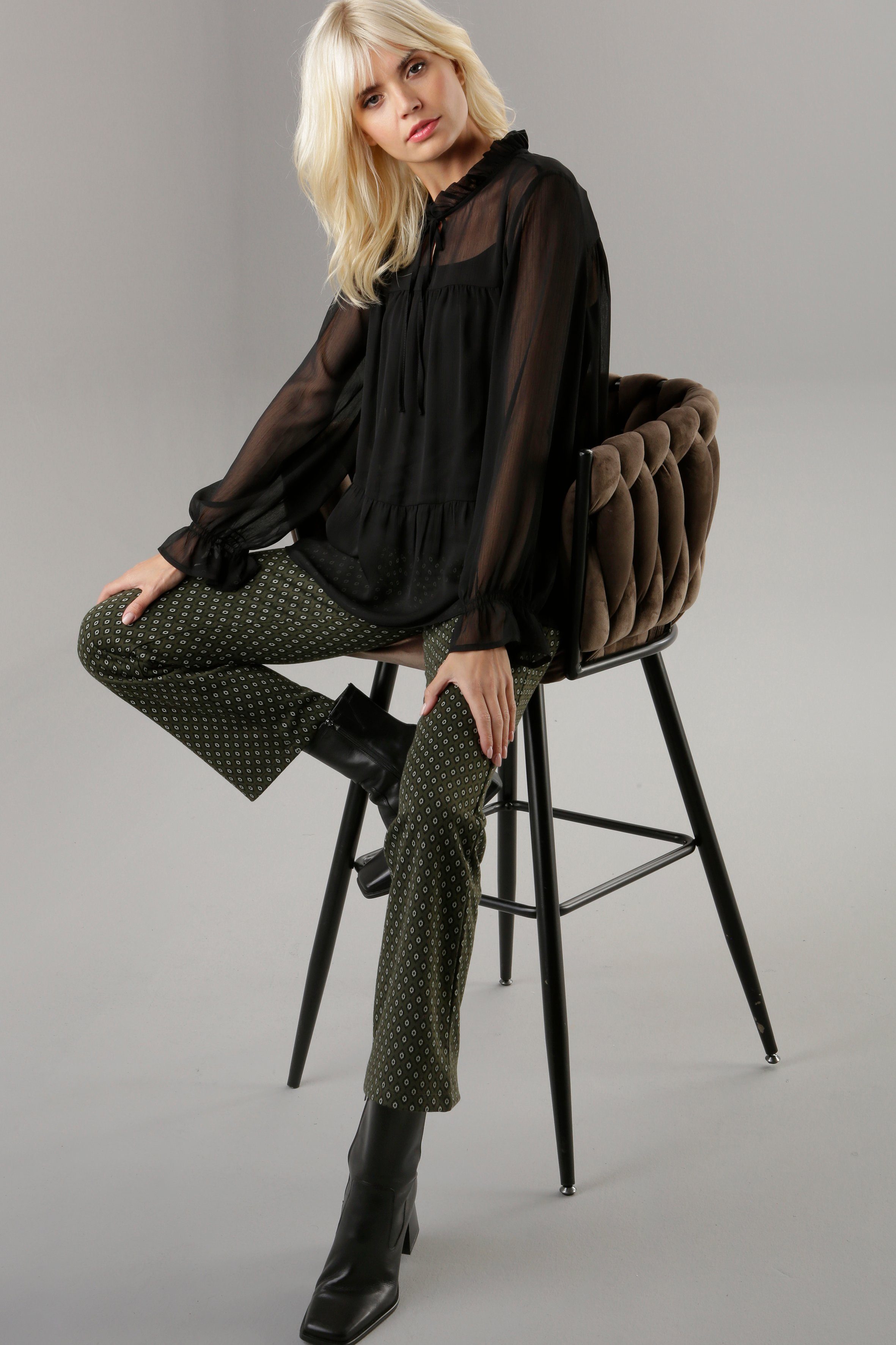 Aniston SELECTED Rüschenbluse mit Volants