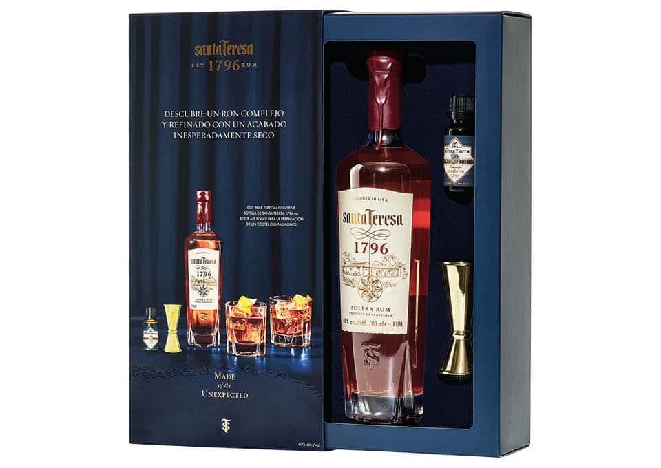 Santa Teresa 1796 Rum Solera Special Pack Santa Teresa 0,7 ℓ, Coffret