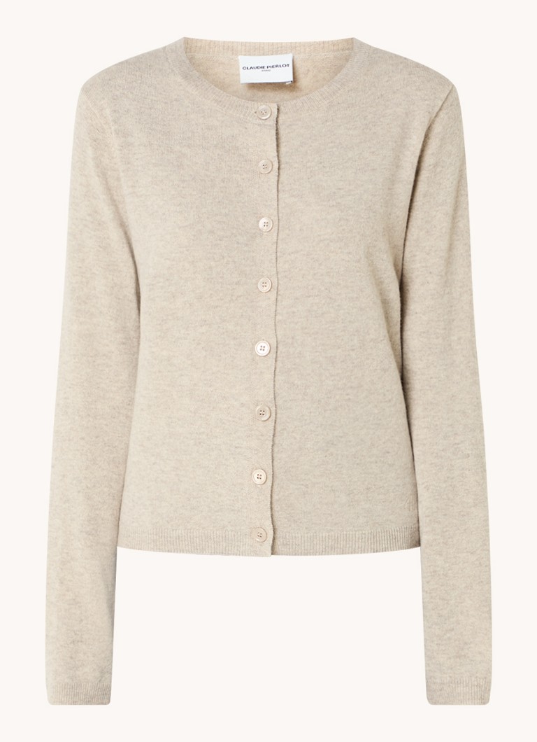 Cardigan din lână fină Claudie Pierlot