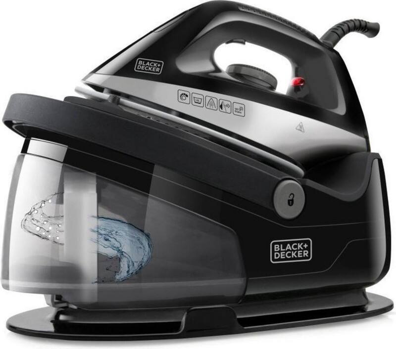 Black & Decker Dampfbügelstation Verkabelt BXSS2200E 240 0.33 L Schwarz