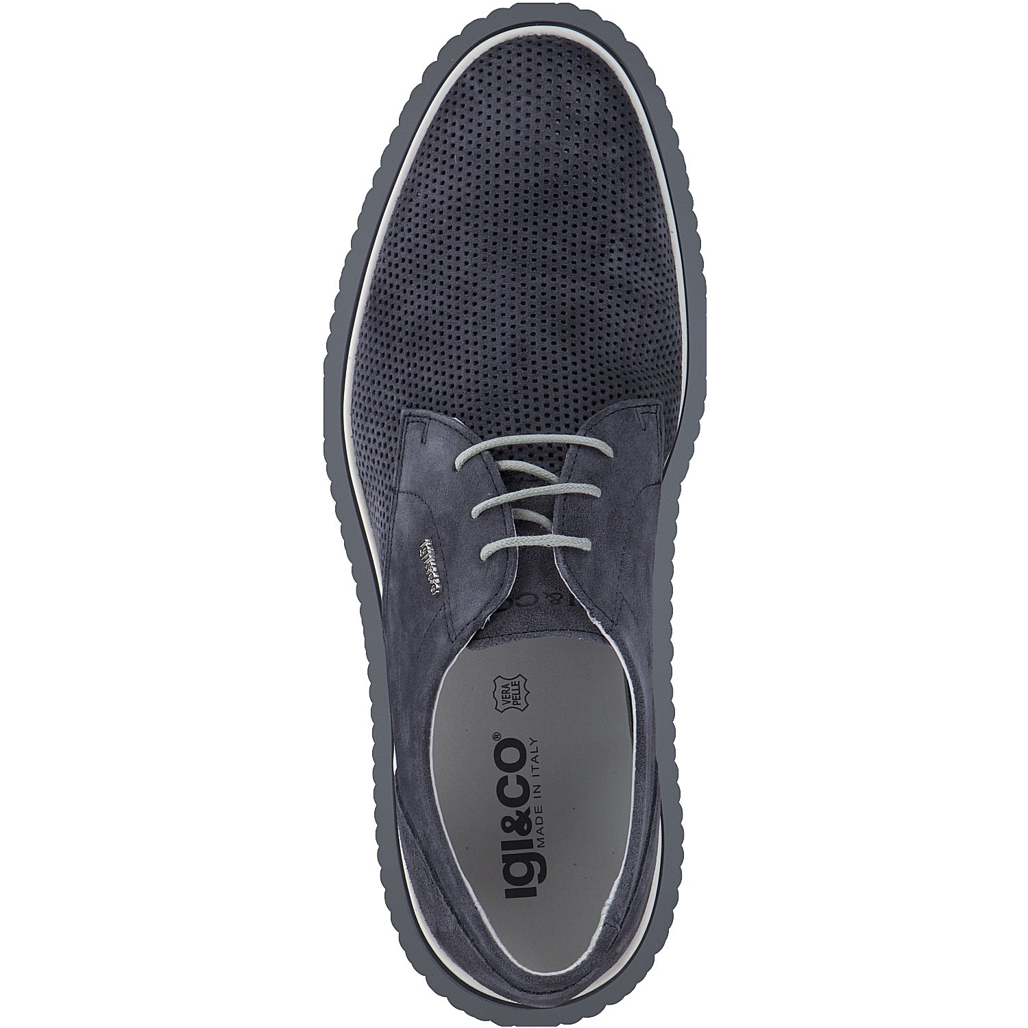 Igi&Co 56124, Sportliche Halbschuhe, Herren, Blau