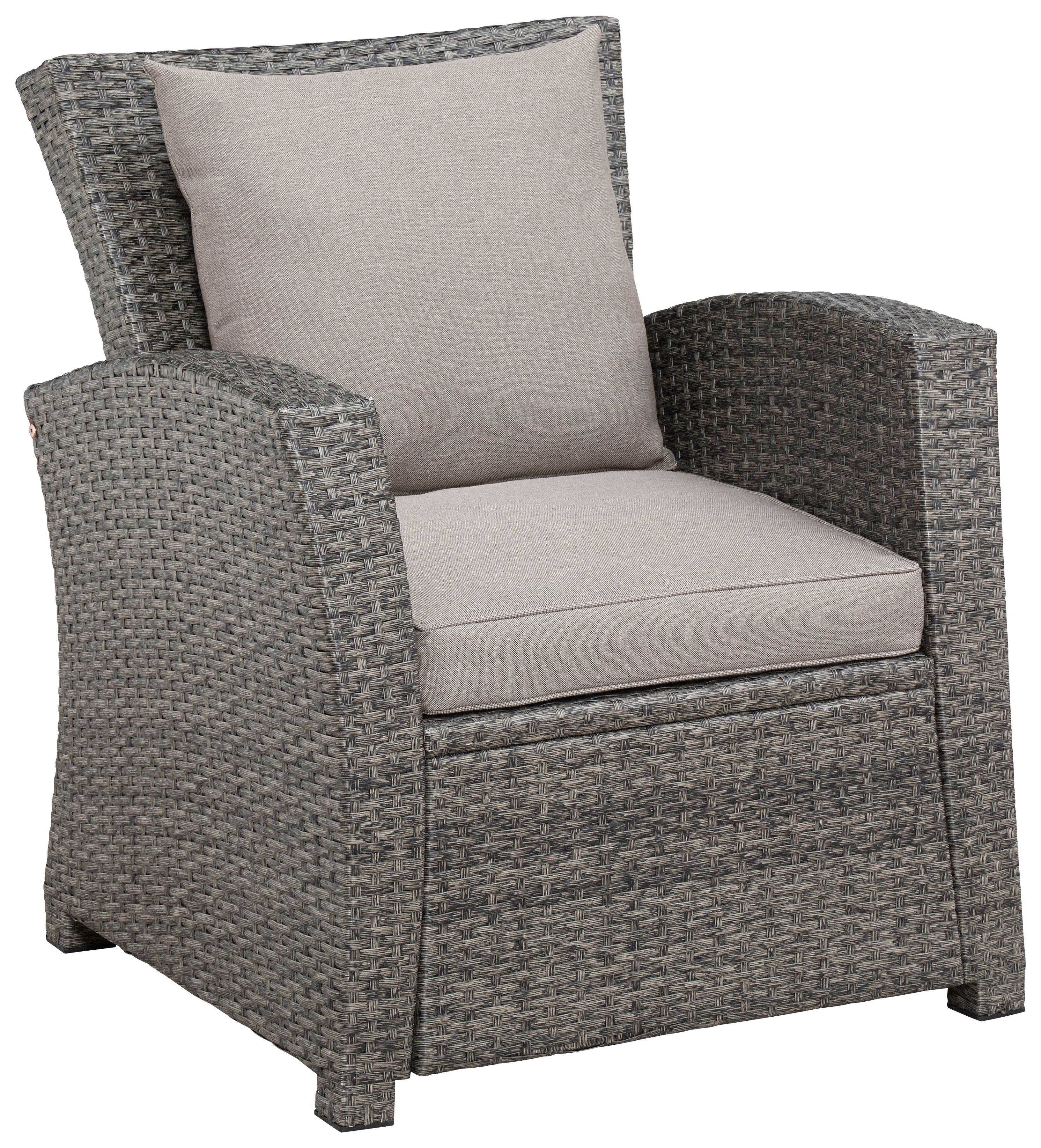 KONIFERA Gartenlounge-Set Siros, (12-tlg), 3-er Sofa, 2 Sessel, Tisch 135x82 cm, Polyrattan