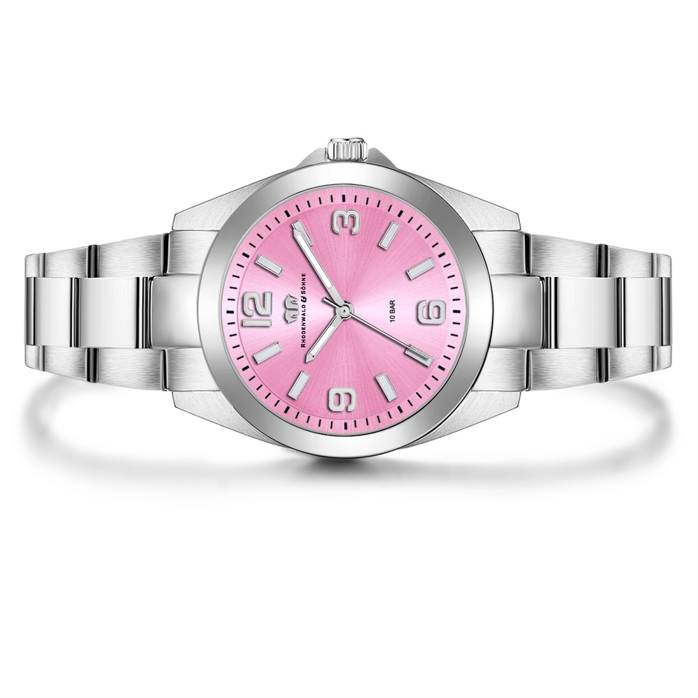 Rhodenwald & Söhne Montre à quartz Majestia en Argent Acier inoxydable en Argent Montre