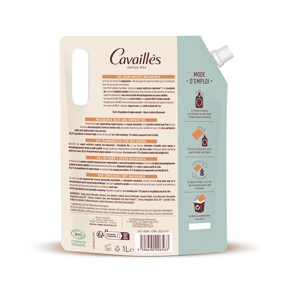 Cavaillès GEL BAIN DOUCHE GELS BAIN ET DOUCHE