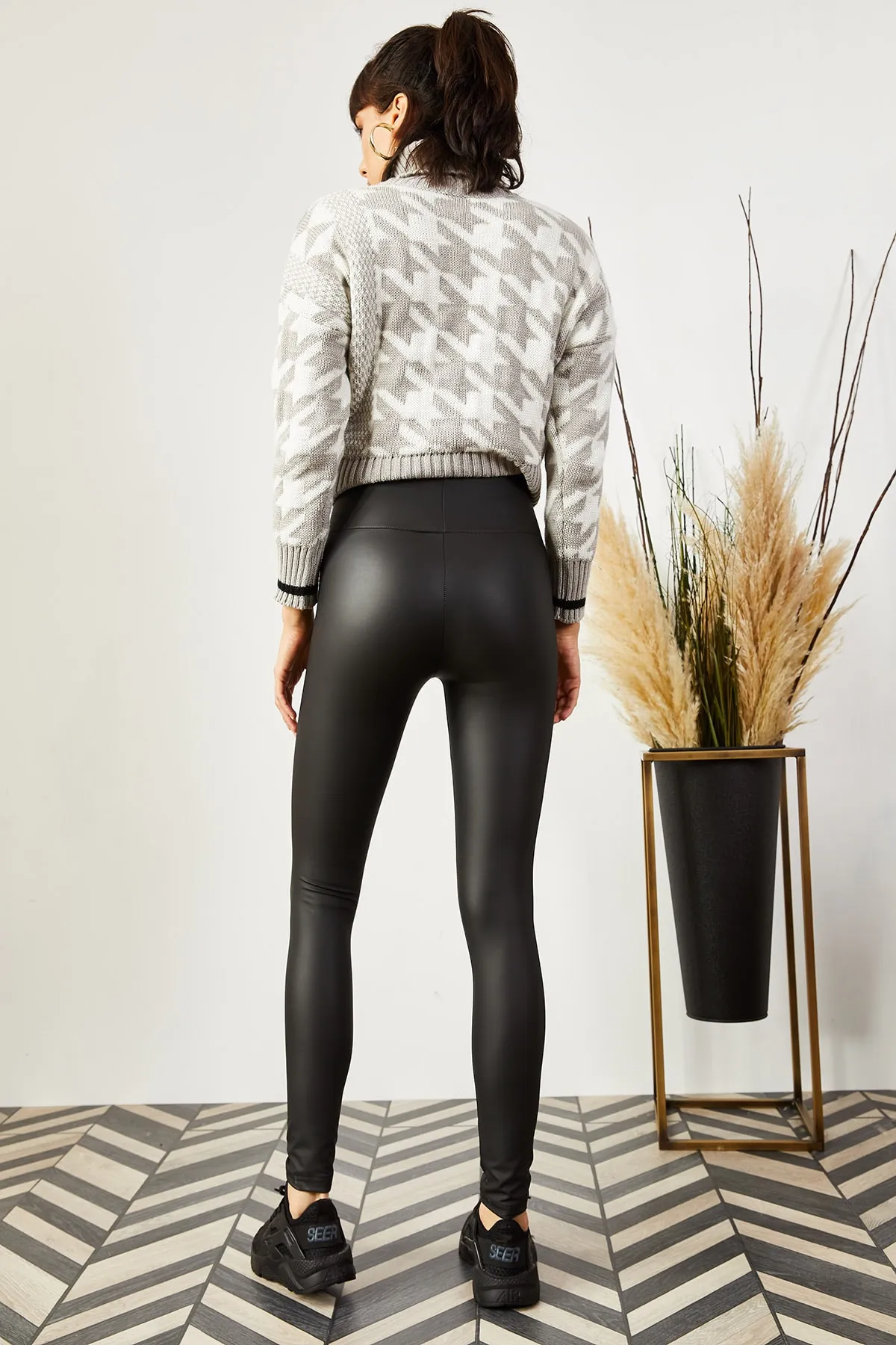 Olalook  Leggings - Schwarz - Mittlerer Bund