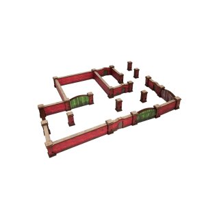 WW2 Normandy Brick Wall (PREPAINTED)