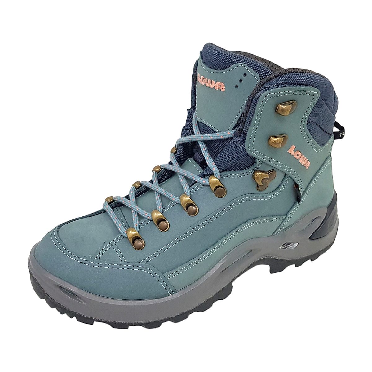 Lowa Renegade GTX Mid 320945/6122 Blau 6122 Eisblau/Lachs