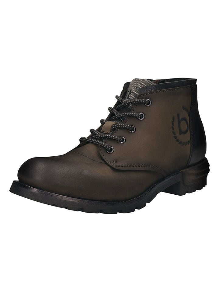 Bugatti Leder-Boots in Braun günstig kaufen