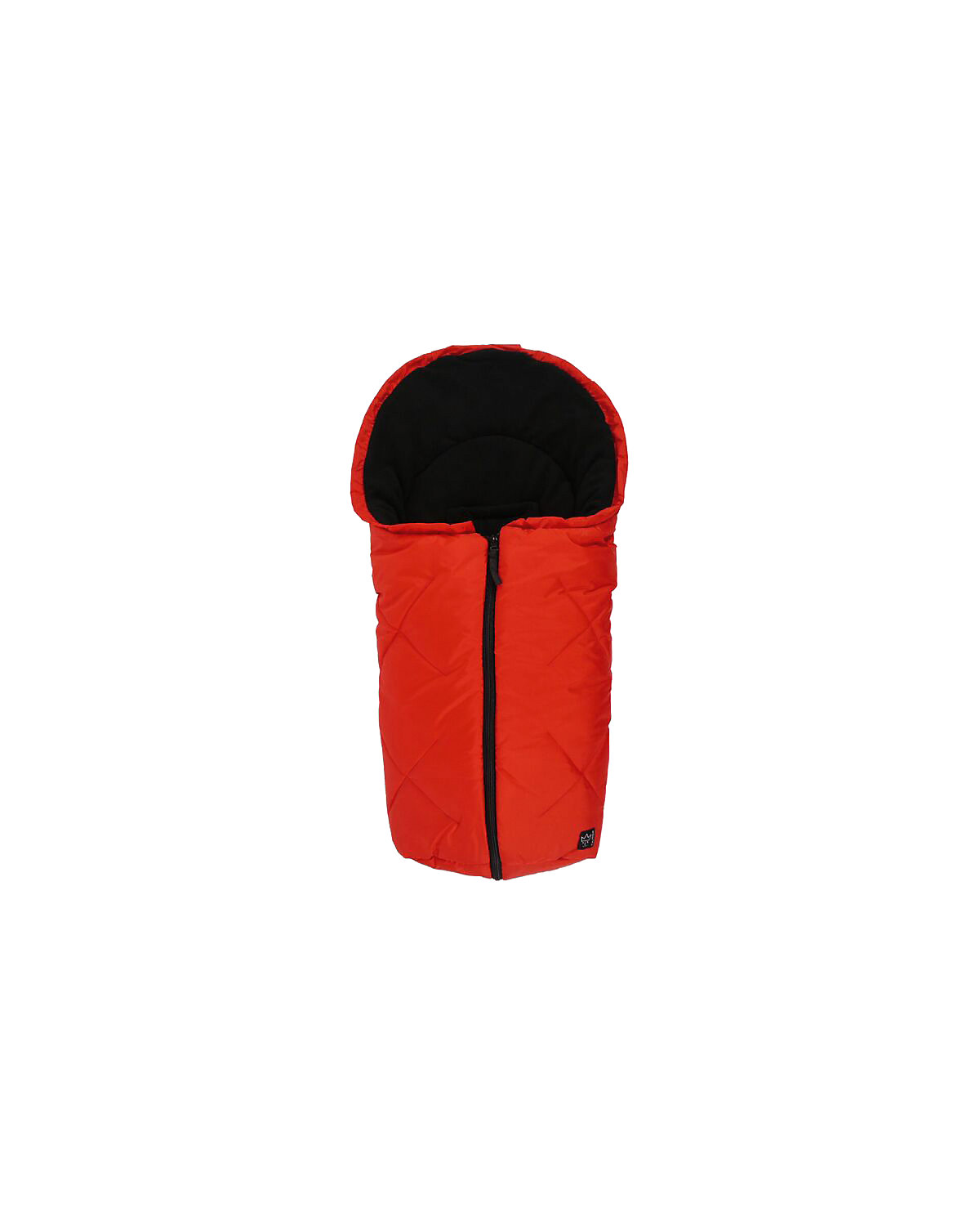Fleece Kuschelsäckchen für Babyschale und Kinderwagen, rot