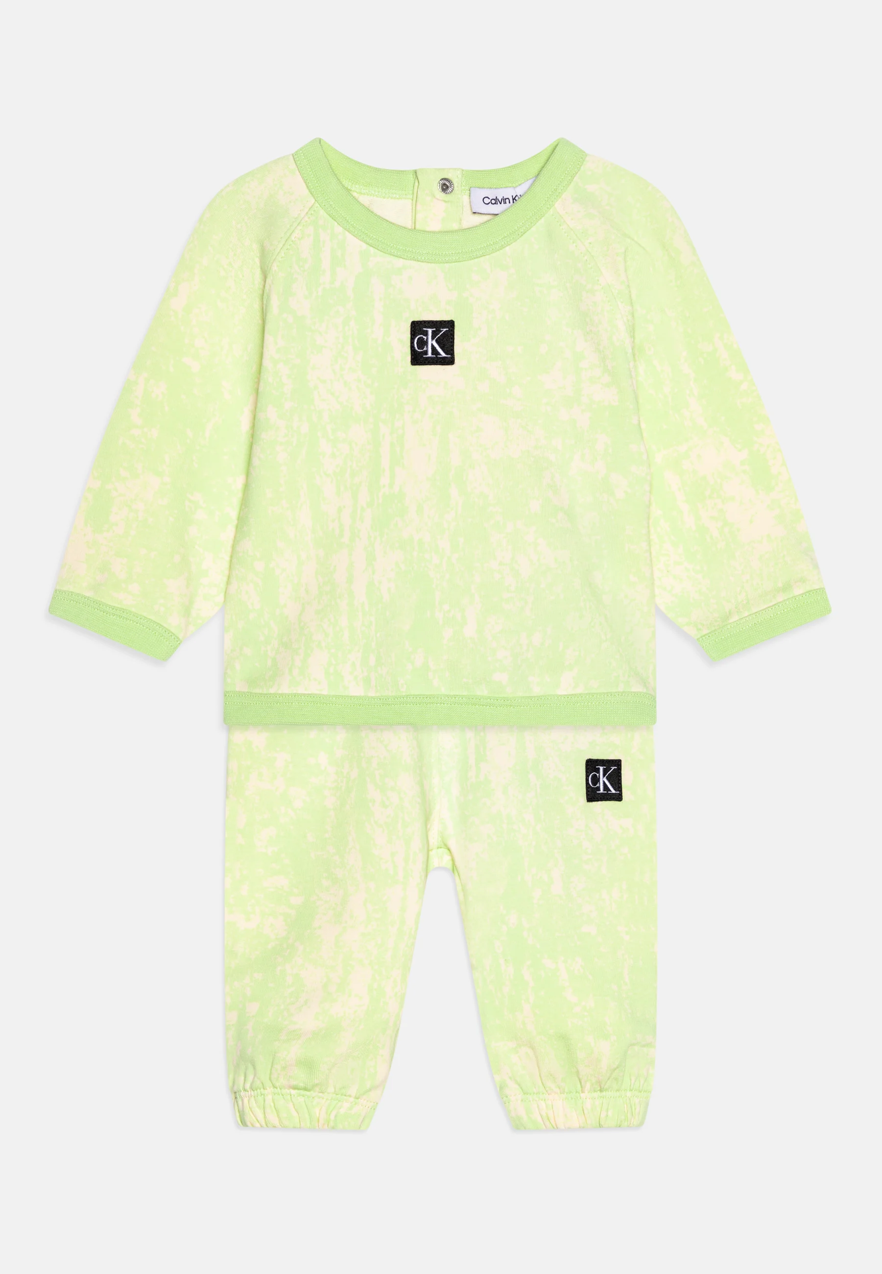 Calvin Klein Jeans BABY EARTHY CRINKLE UNISEX CONJUNTO - Pantalones